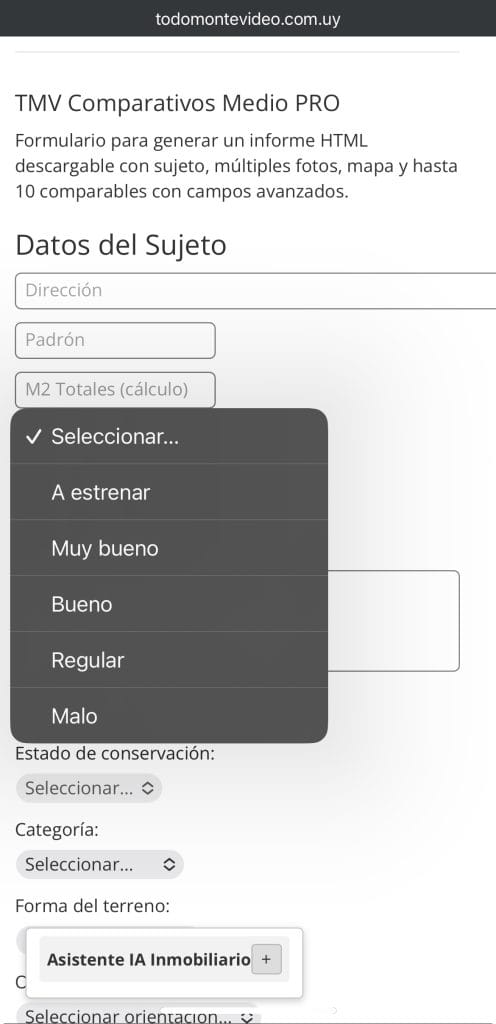Todo Montevideo | comparativo profesional urbano